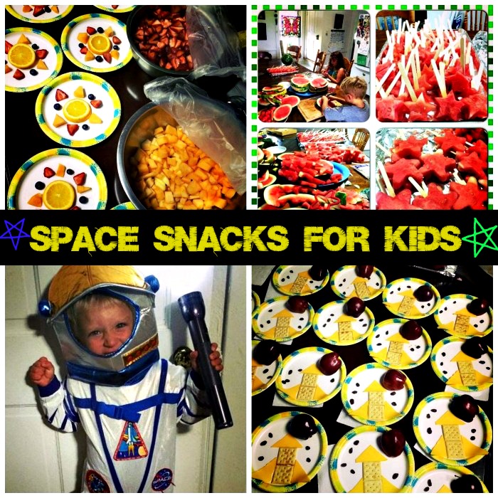 Healthy Space Themed Snacks For Kids Large Family Table