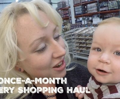 Once-A-Month Grocery Shopping Haul for November 2015