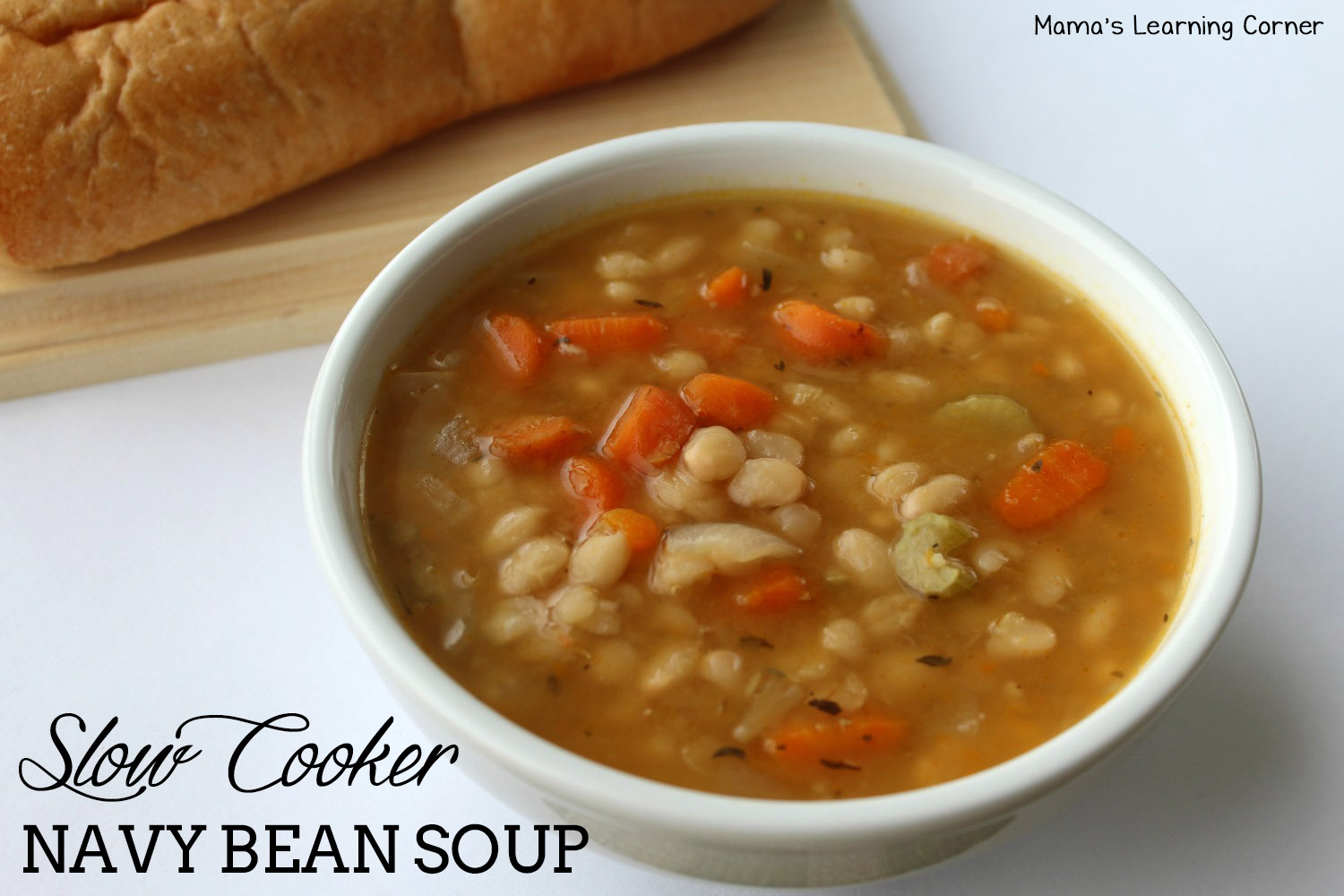 Slow Cooker Navy Bean Soup Recipe