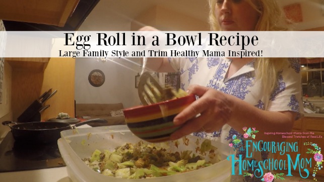 Egg Roll in a Bowl Trim Healthy Mama Recipe