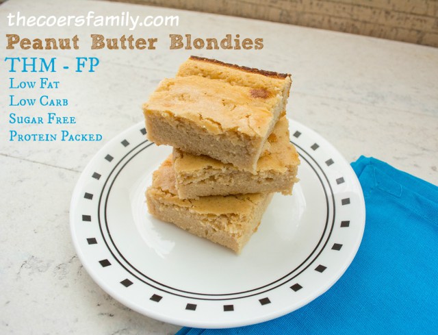 Peanut Butter Blondies