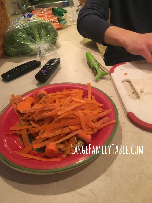 Large Family Snack Ideas Carrot Sticks