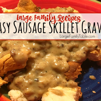 Easy Sausage Skillet Gravy