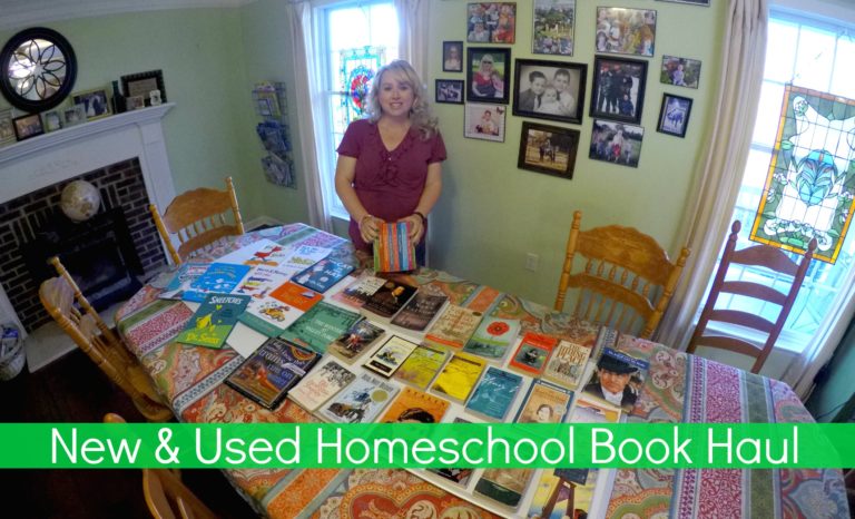 New & Used Homeschool Book Haul | Homeschool Mom Fun :)