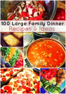Cheap Meals for Large Families | 100+ Large Family Dinner Recipes ...