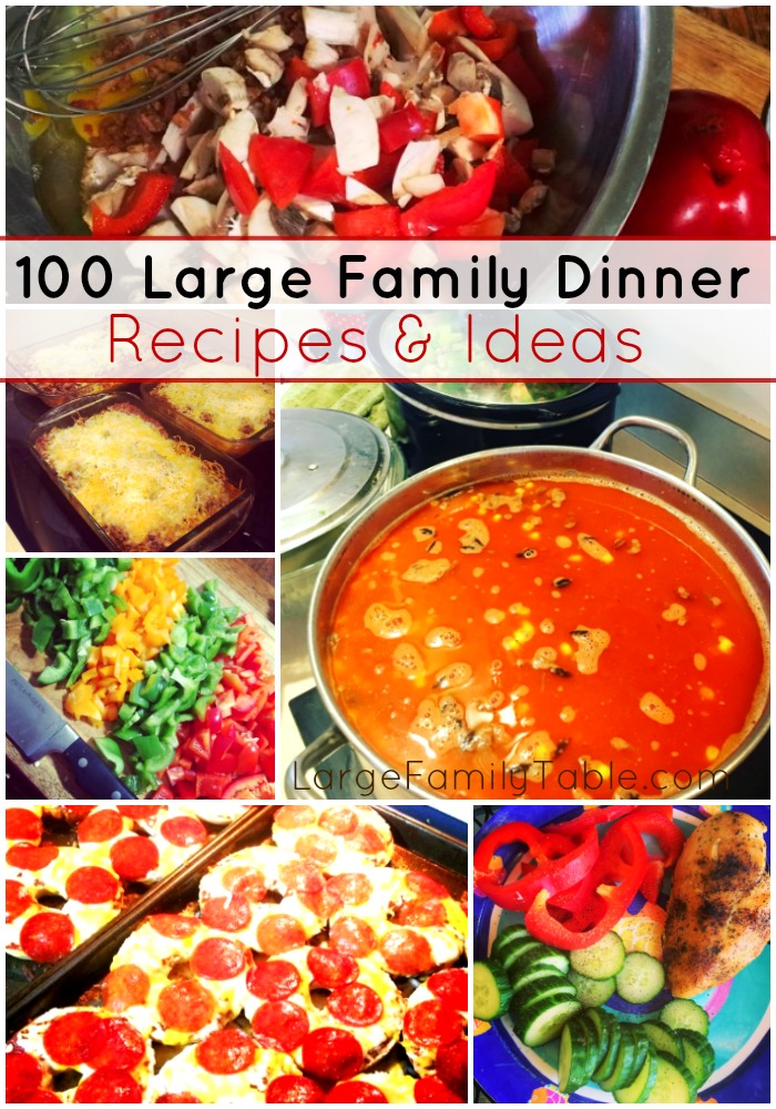 Slow Cooker Recipes for Large Families 