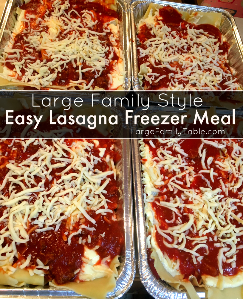 Freezer Lasagna  Valerie's Kitchen