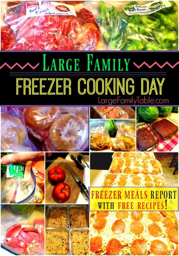 Large Family Freezer Cooking Day | LargeFamilyTable.Com