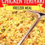 Chicken Teriyaki in a freezer pan