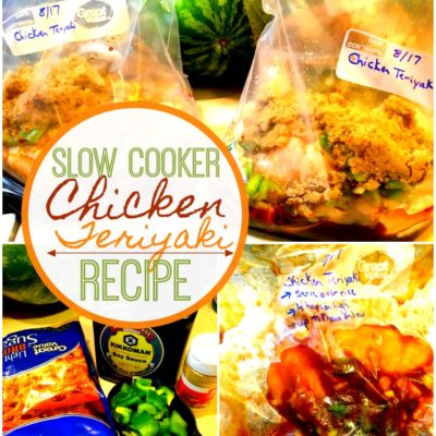 This slow cooker chicken teriyaki recipe is perfect for a large family!