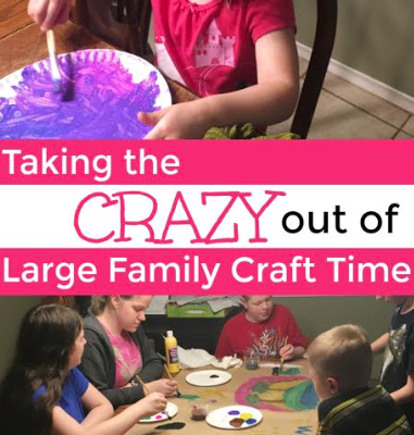 Large Family Craft Time