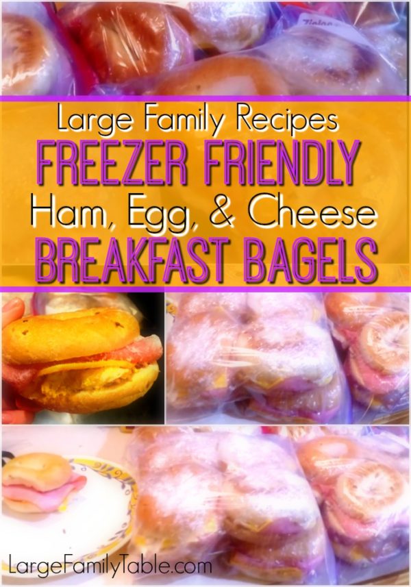Breakfast Bagel Sandwiches