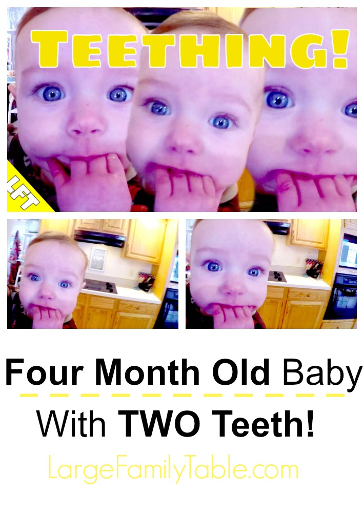 teething stuff for 4 month old