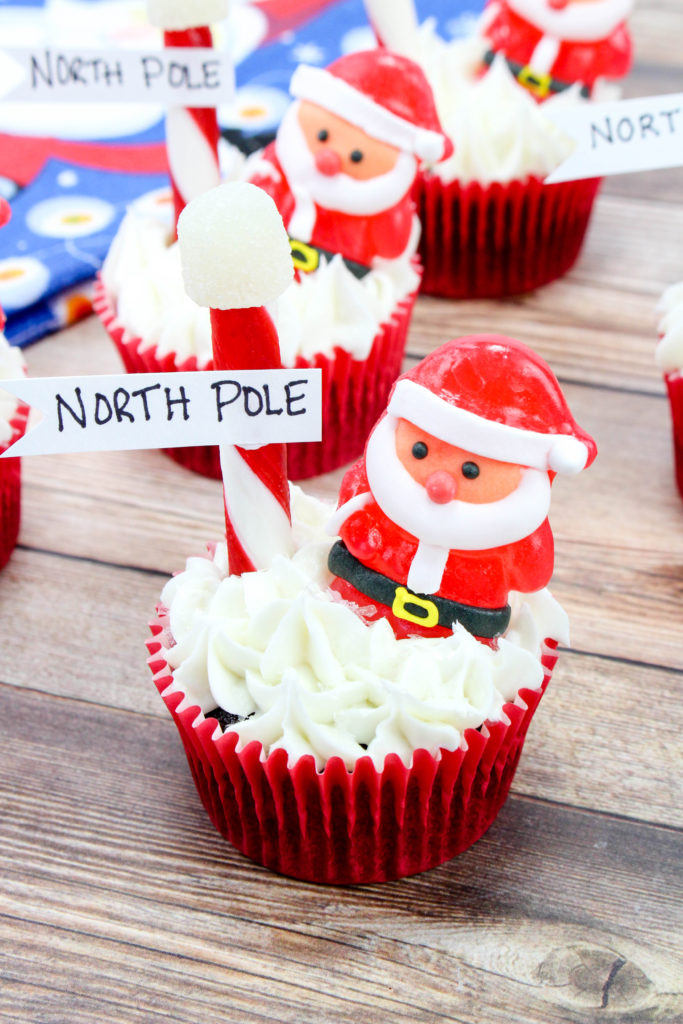 North Pole Cupcakes