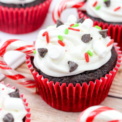 Hot Cocoa Cupcakes