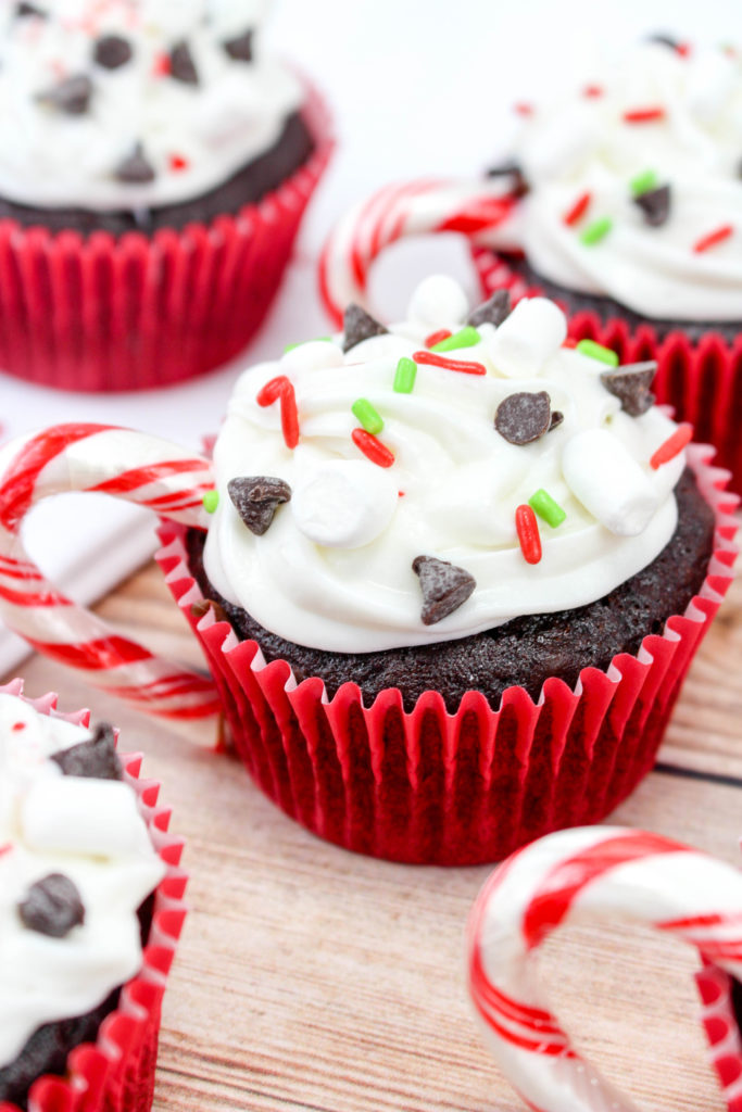 Hot Cocoa Cupcakes