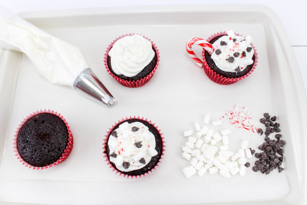 Hot Cocoa Cupcakes