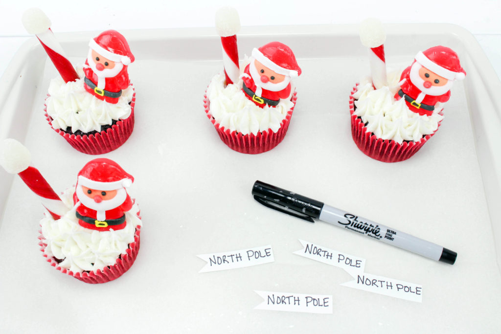 North Pole Cupcakes