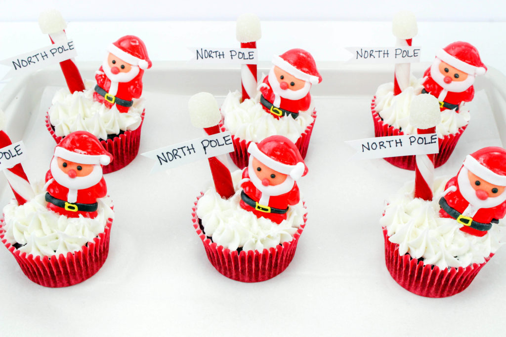 North Pole Cupcakes