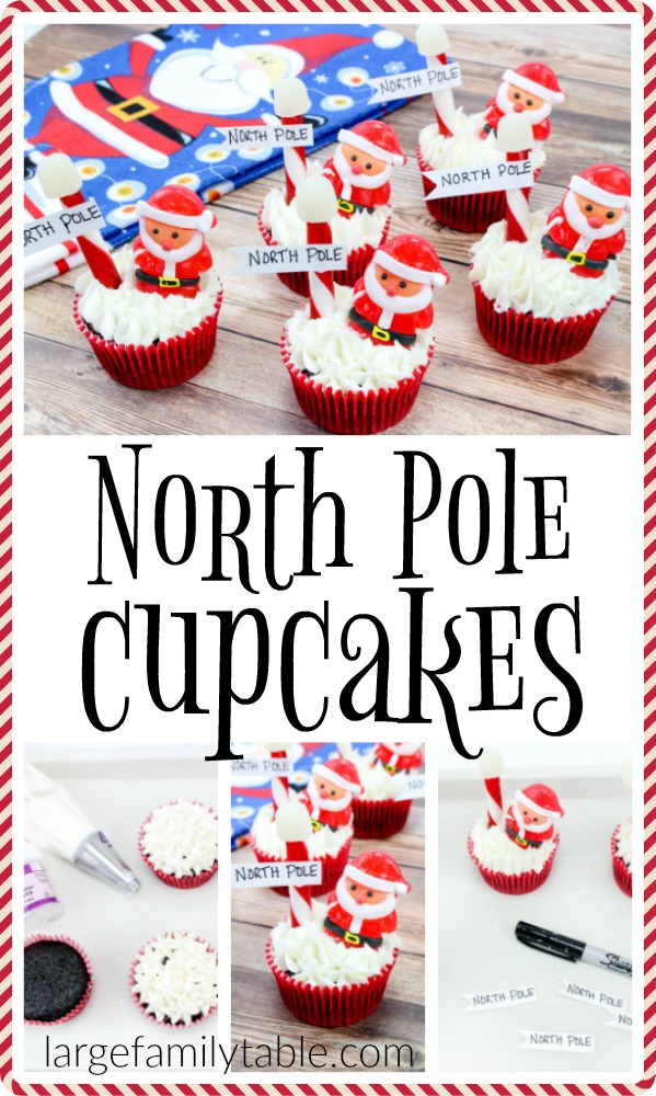 Fast and easy North Pole Cupcakes