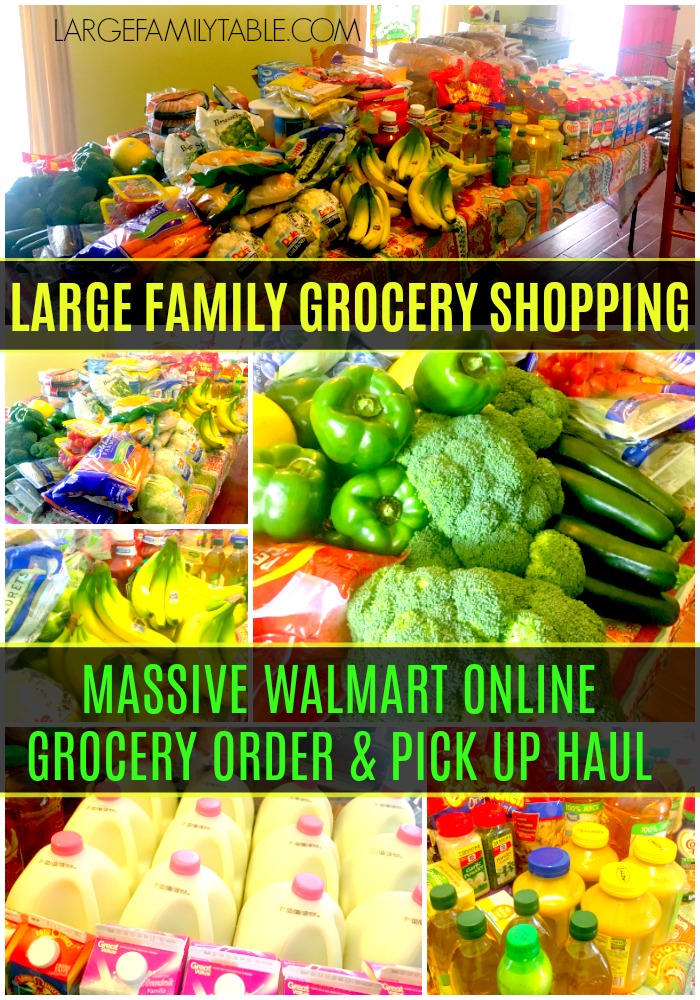 1 200 Massive Walmart Online Grocery Order Pick Up Haul Large
