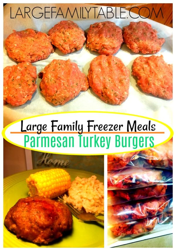 Parmesan Turkey Burgers