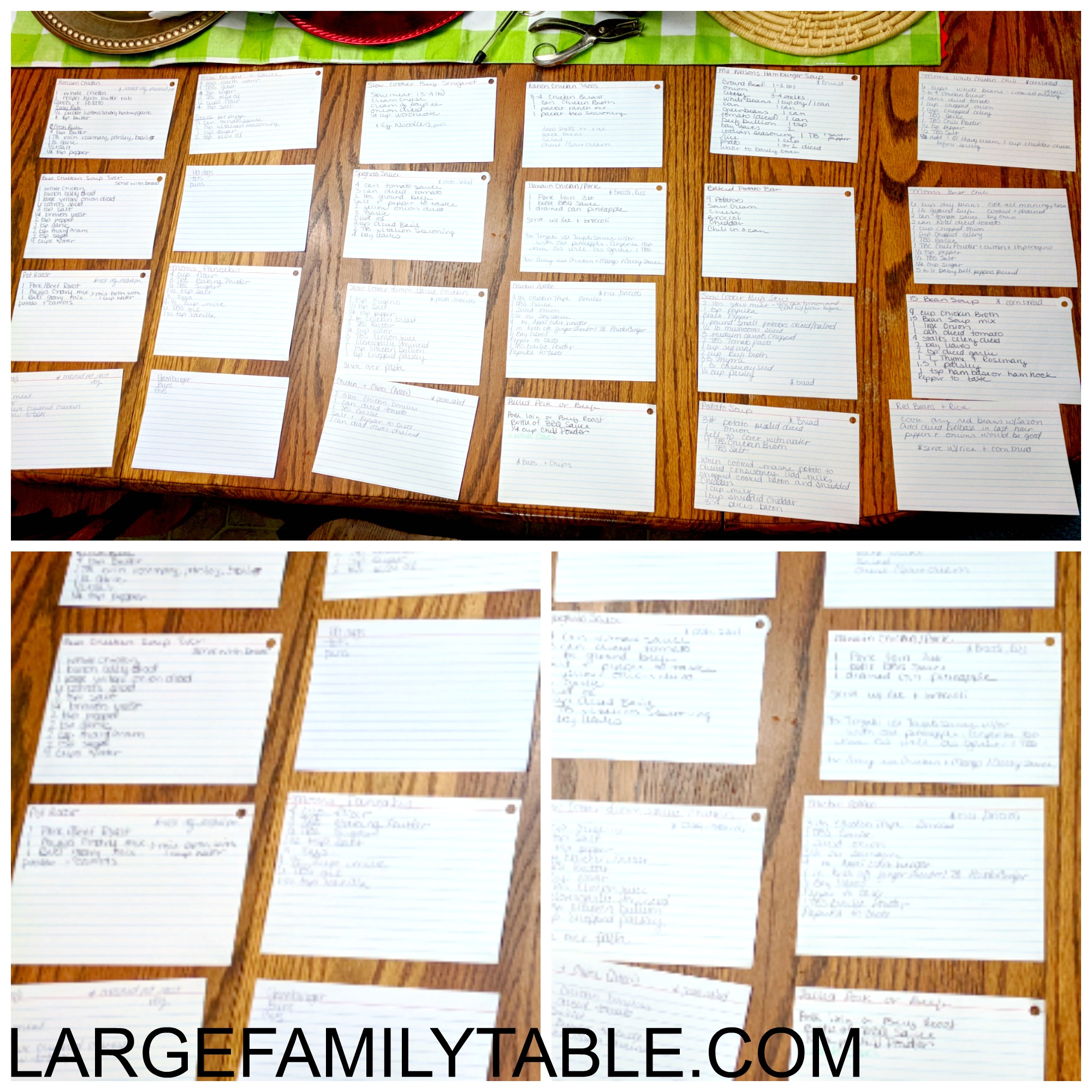 A Large Family Meal Planning System That S Simply Brilliant