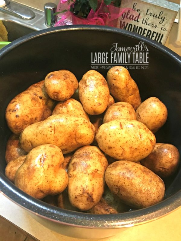 How to Cook Potatoes in the Electric Pressure Cooker Large Family