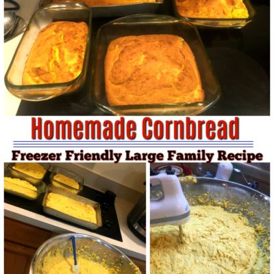 Homemade Cornbread Recipe | LargeFamilyTable.Com