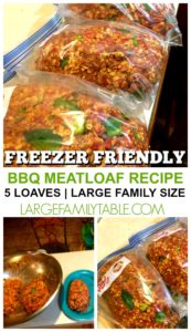 Large Family BBQ Meatloaf Recipe | LargeFamilyTable.Com