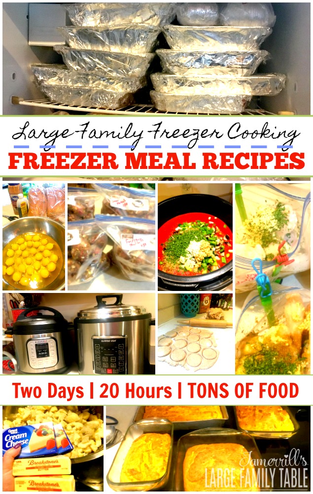 Large Family Meal Ideas Over 100 Big Recipes to Feed a Crowd - Large ...