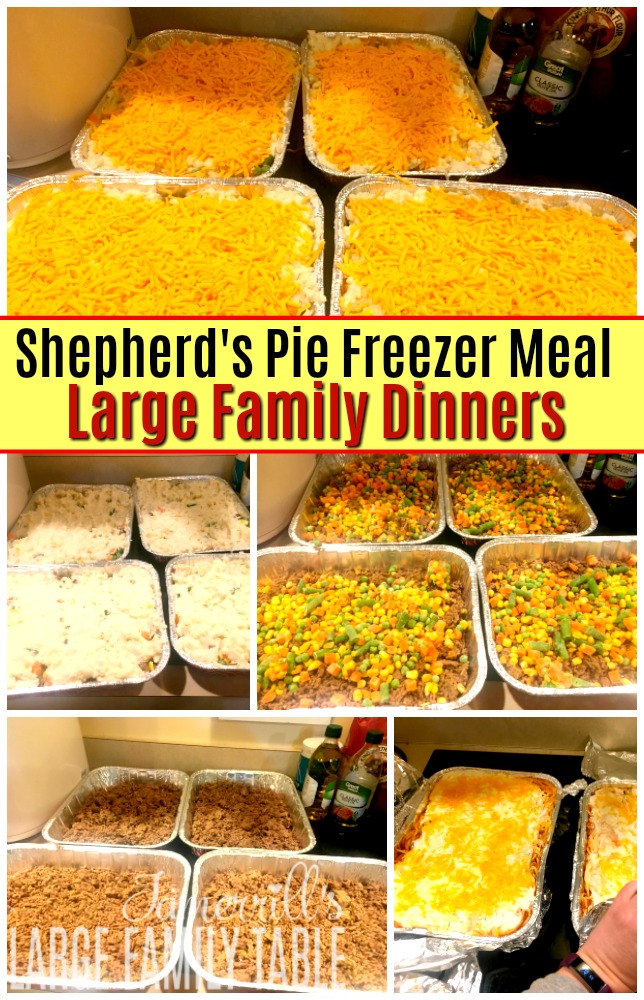 pans of freezer meals