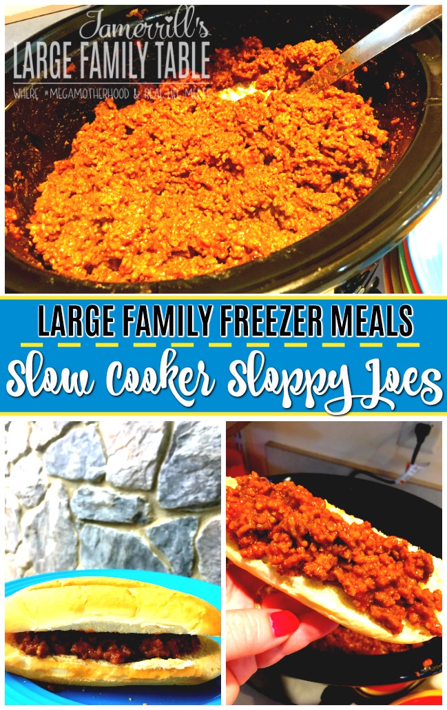 Slow Cooker Sloppy Joes | LargeFamilyTable.Com