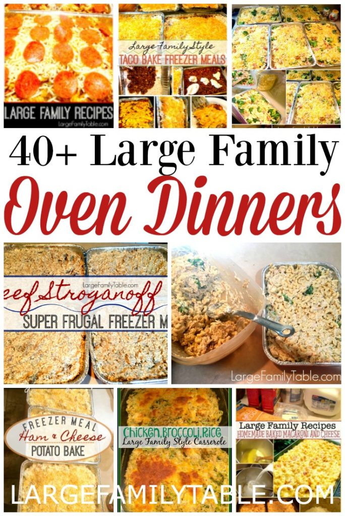 100+ Simple and Easy Large Family Oven Dinners