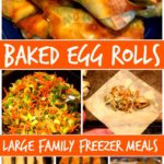 baked egg rolls freezer meals