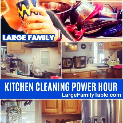 kitchen cleaning power hour