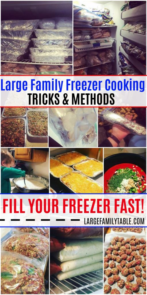 The Best Freezer Cooking Methods | LargeFamilyTable.Com