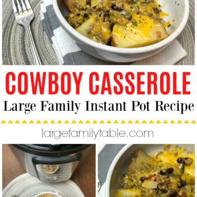 large family instant pot cowboy casserole