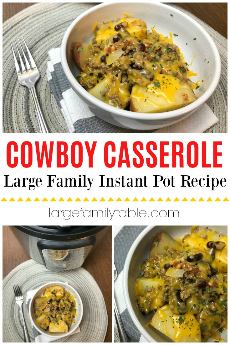 Cheesy Crockpot Cowboy Casserole - Family Fresh Meals