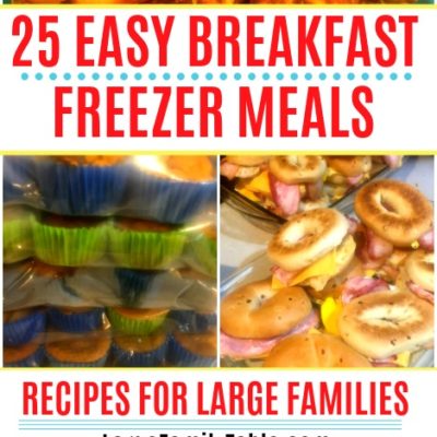 Easy Breakfast Freezer Meals