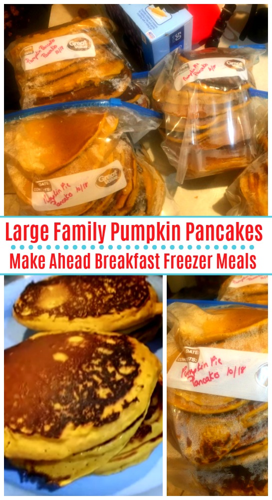 Large Family Pumpkin Pancakes