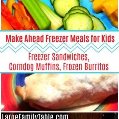 Make Ahead Freezer Meals for Kids
