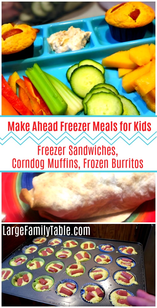 Make Ahead Freezer Meals for Kids