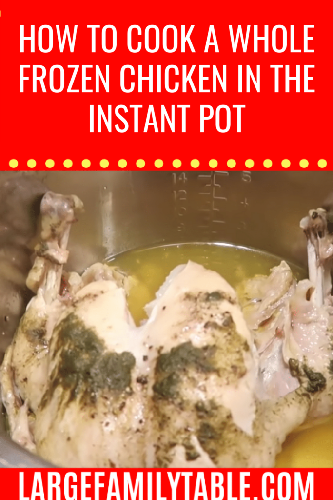 whole cooked chicken in the Instant Pot