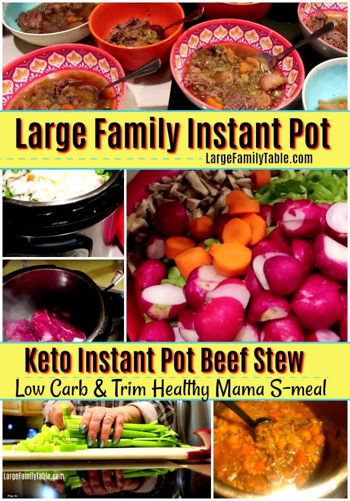 large family instant pot beef stew
