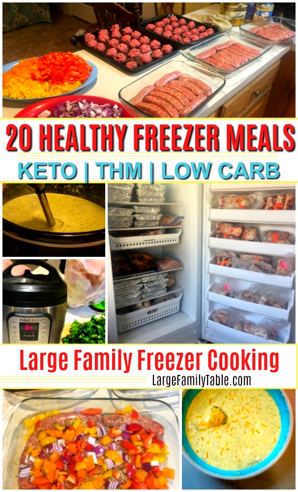 20 Easy Healthy Freezer Meals (Instant Pot or Crock Pot) 