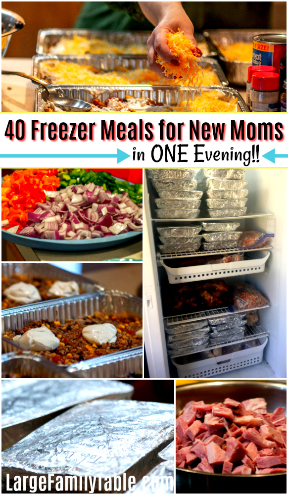 Freezable meals for new moms (and tips for how to meal prep before