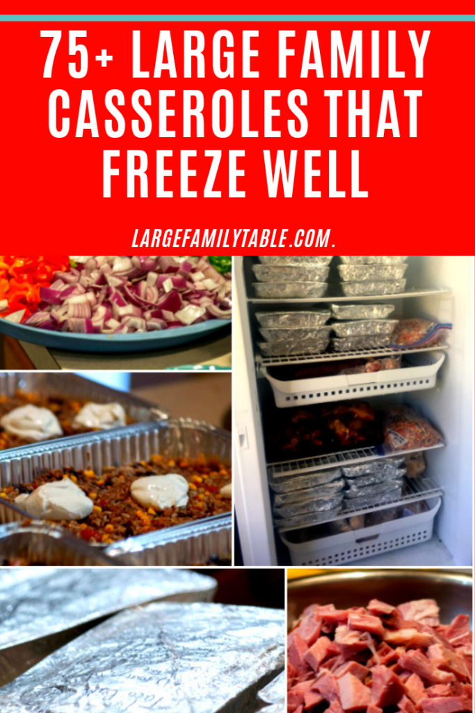 Casseroles That Freeze Well