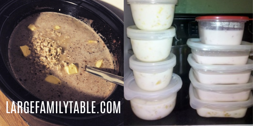 crockpot meal and food storage containers