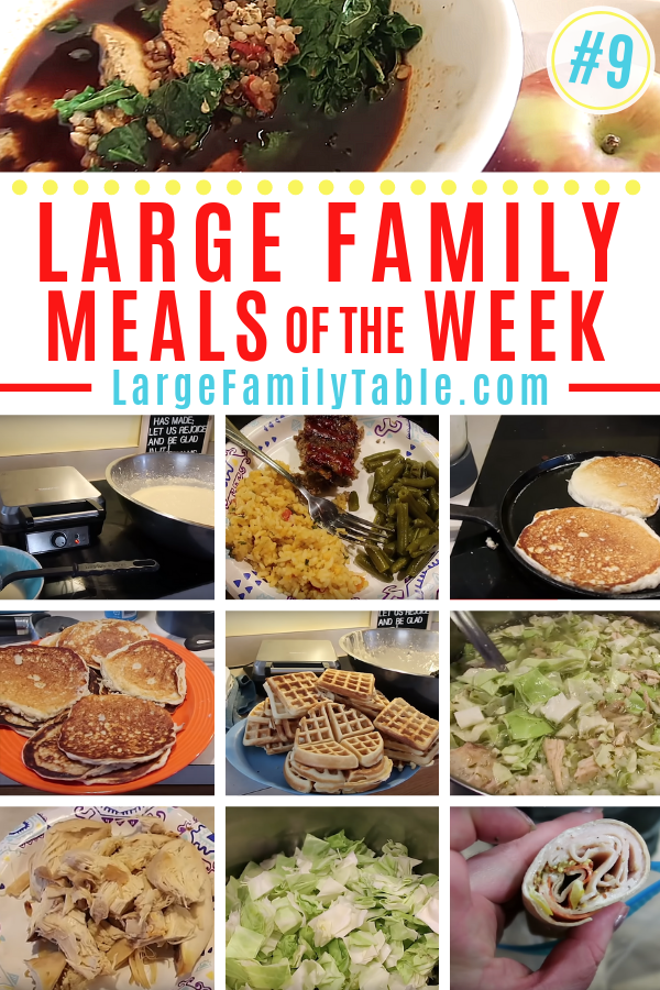 Large Family Meal Plan 9
